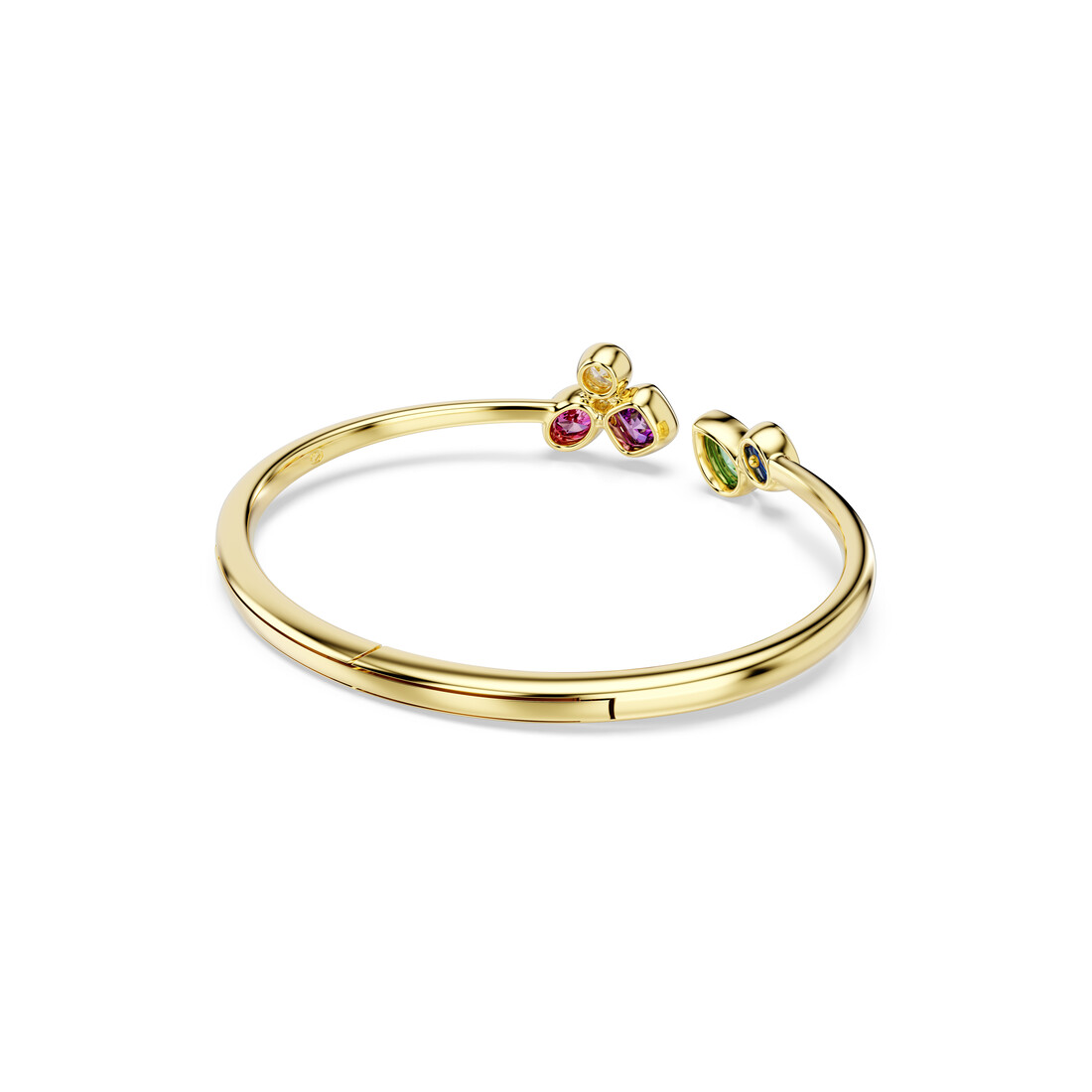 Bangle, Mixed cuts, Multicolored, 18K gold finish Imber Swarovski 4