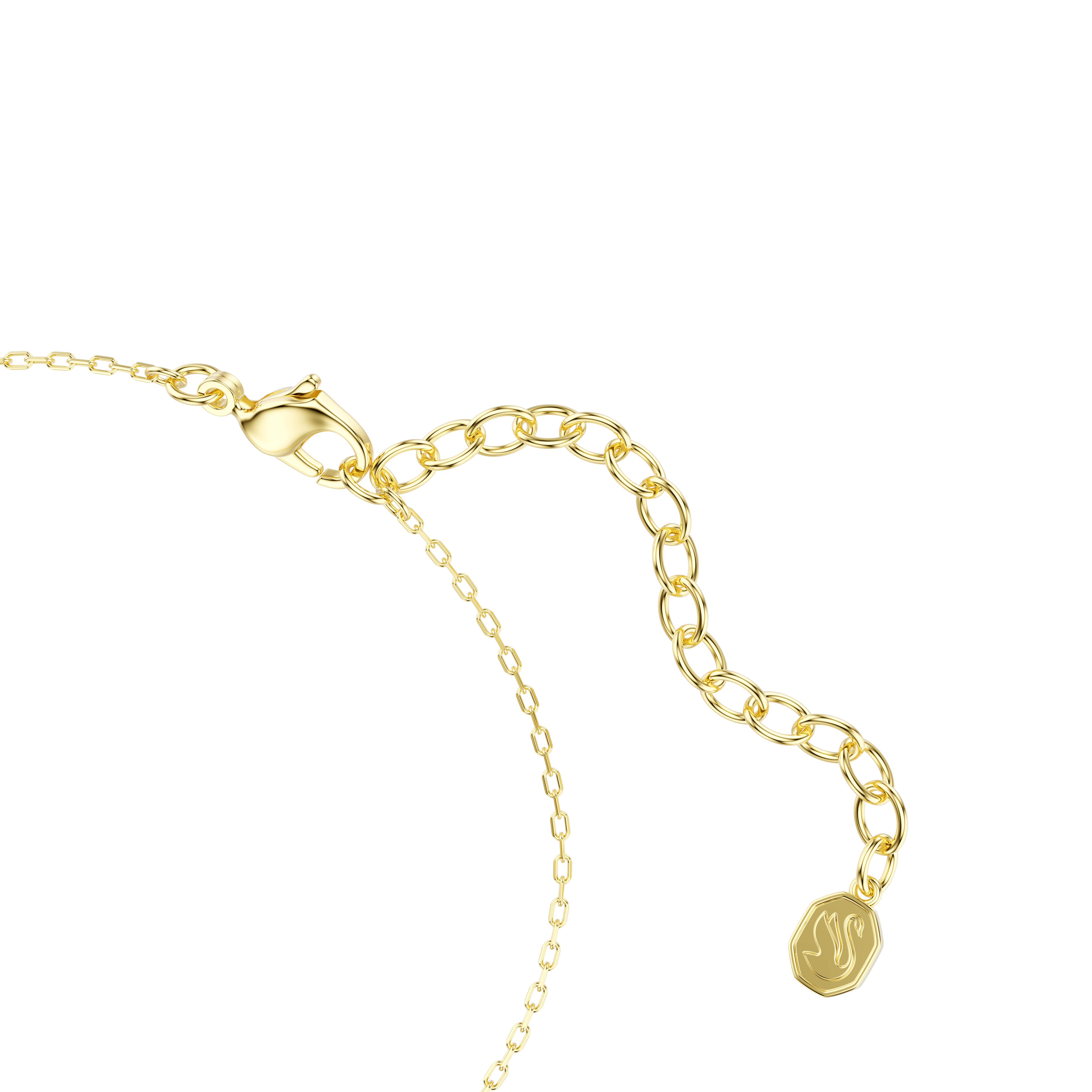Bracelet, Round cut, Purple, 18K gold finish Only Swarovski 3