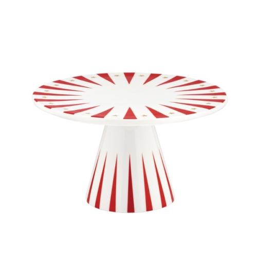 Tortes paplāte uz kājas 22 cm Delight Alessi