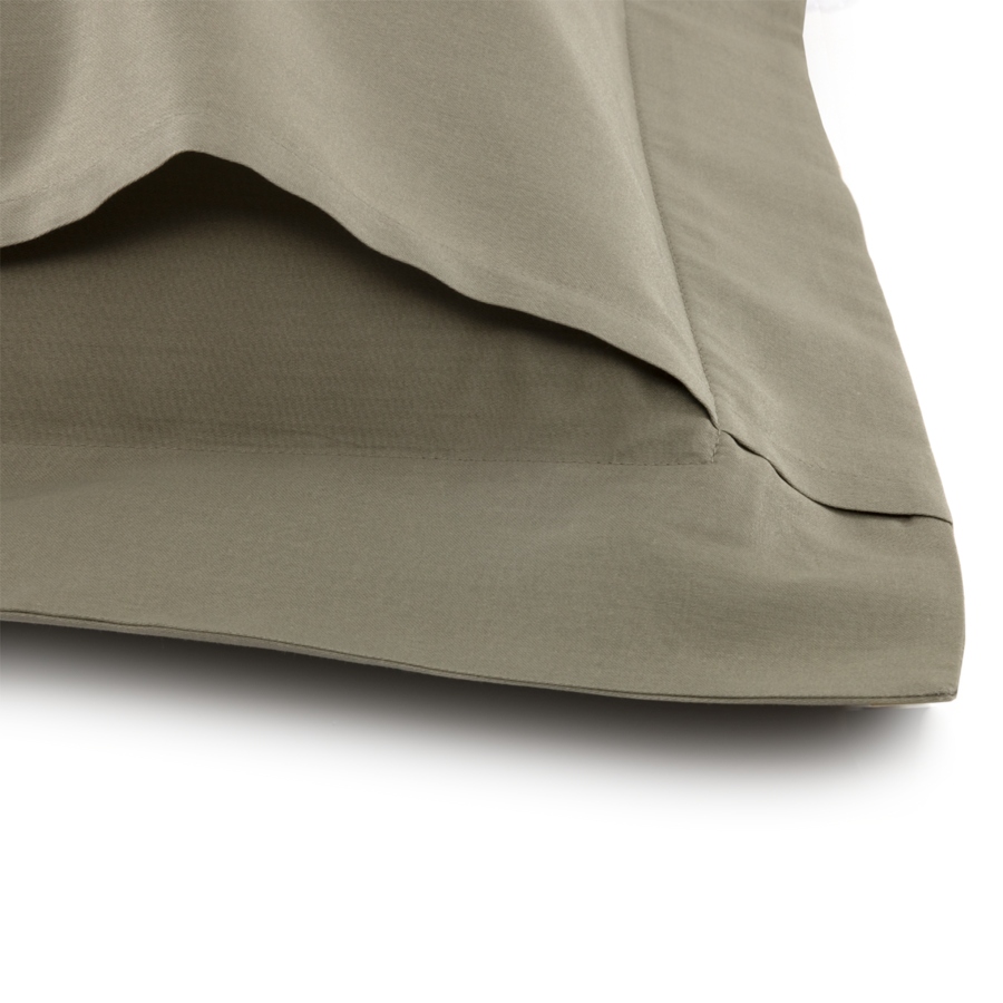 Pillow case, Kaki Triomphe Yves Delorme 2