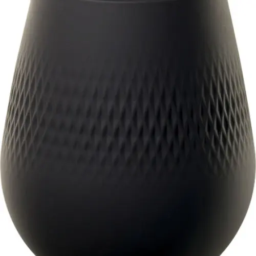 Vāze Carré maza 12,5x12,5x14 cm Manufacture Collier noir Villeroy & Boch