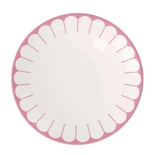 Cassis, Тарелка салатная / десертная 21 cm, розовая Fleur Villeroy & Boch