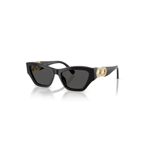 Sunglasses, Cat-eye shape, Black Dextera Swarovski