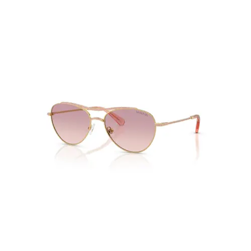 Sunglasses, Pilot shape, Pink Matrix Swarovski