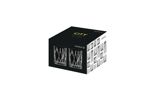 DOF glass, set 4 pcs. 0,34 l City Orrefors 2