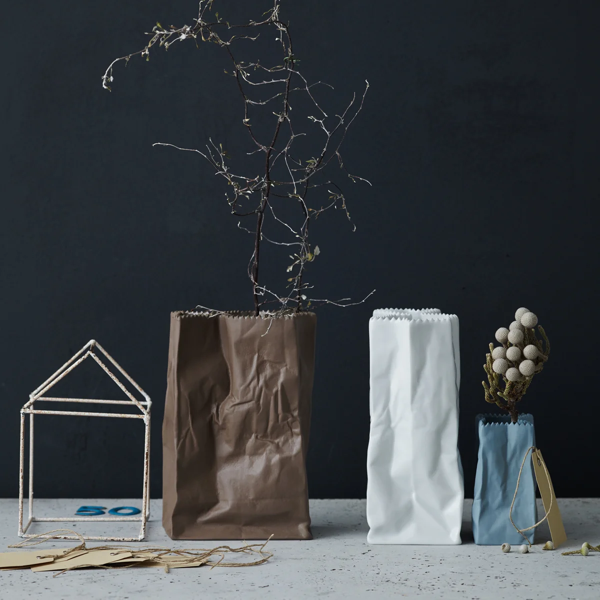 Bag vase
