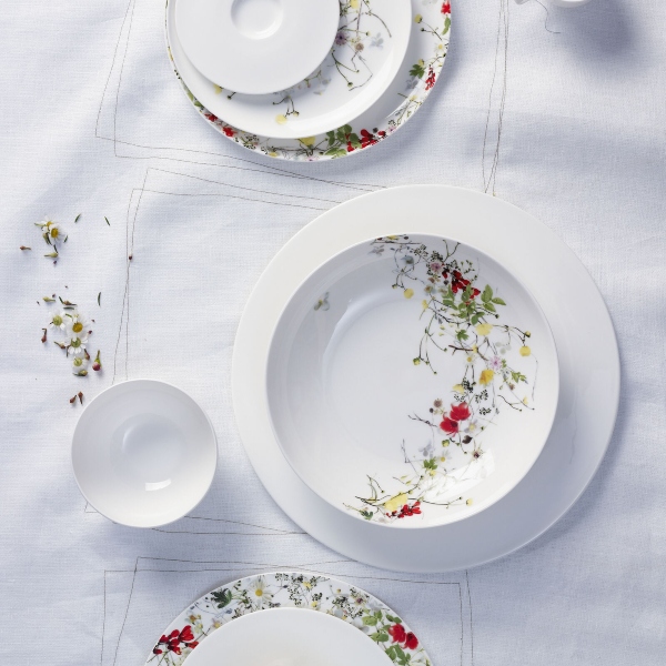 Plate 21 cm Brillance Fleurs Sauvages Rosenthal 2