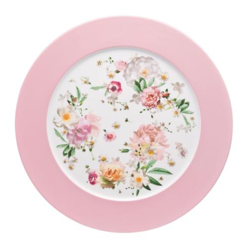 Сервировочная тарелка 33 cm Maria Pink Rose Rosenthal