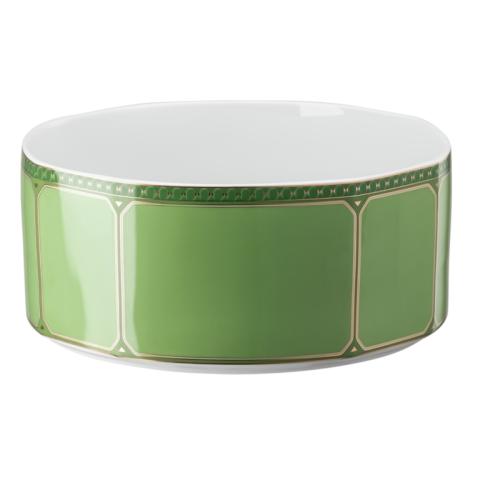 Bowl, Green 25 cm Signum Swarovski x Rosenthal