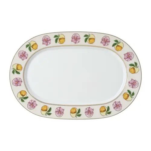 Сервировочное блюдо, Marshmallow 34 cm Idyllia Swarovski x Rosenthal