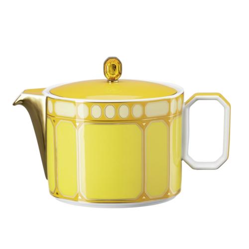 Tea Pot, Yellow 2 pers. 0,75 l Signum Swarovski x Rosenthal