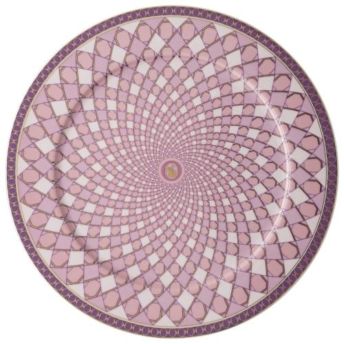 Service Plate, Pink 34 cm