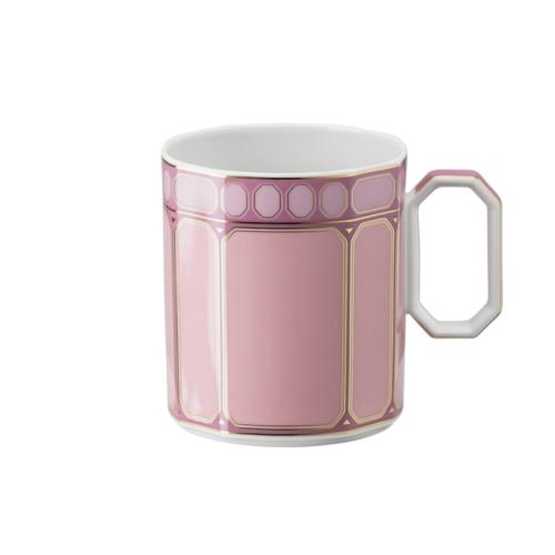 Mug with handle, Pink 0,39 l