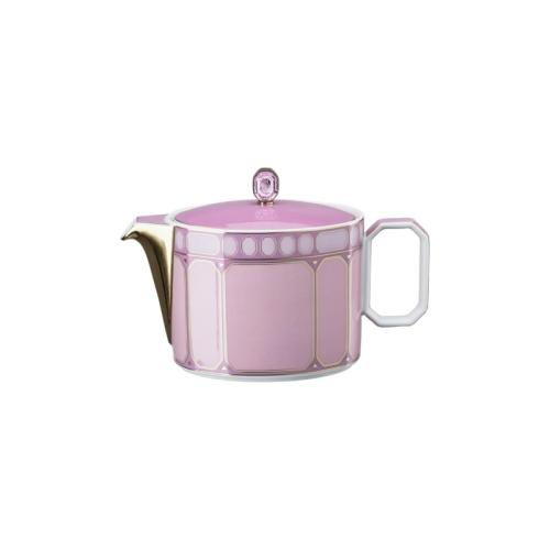 Tea Pot, Pink 2 pers. 0,75 l Signum Swarovski x Rosenthal