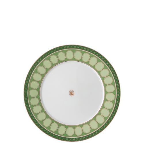 Plate, Green 23 cm Signum Swarovski x Rosenthal