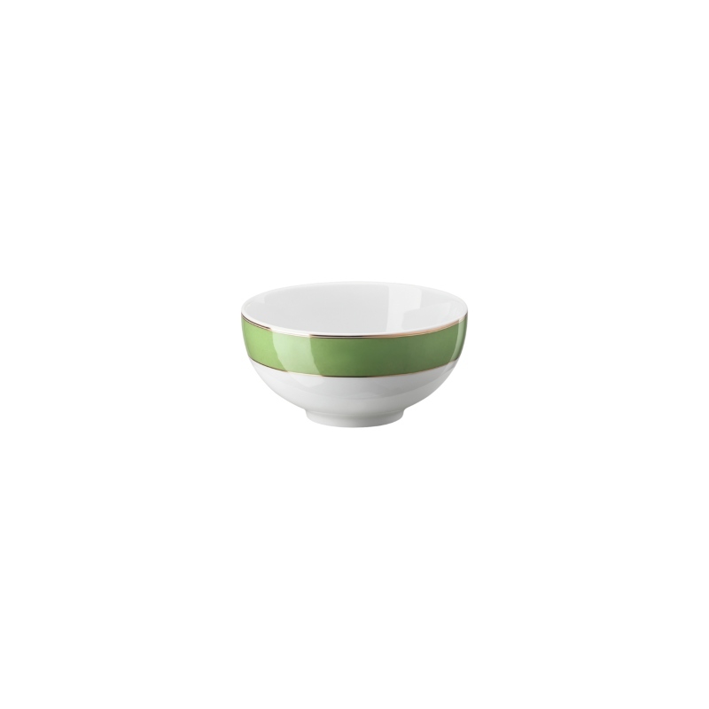 Rice bowl with lid, Green 12 cm Signum Swarovski x Rosenthal 3