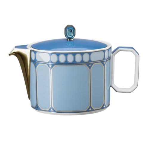 Tea Pot, Blue 2 pers. 0,75 l Signum Swarovski x Rosenthal