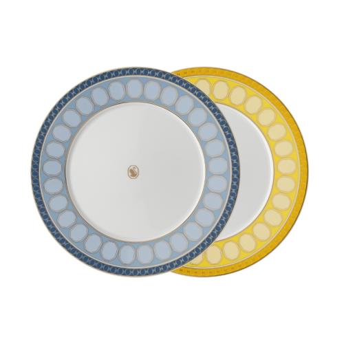 Set plates, Multicolored 3 pcs. 24 cm Signum Swarovski x Rosenthal