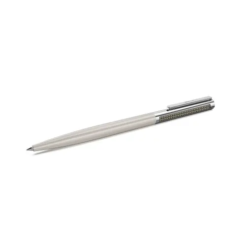 Ballpoint pen, Beige lacquered, Chrome plated Matrix Swarovski
