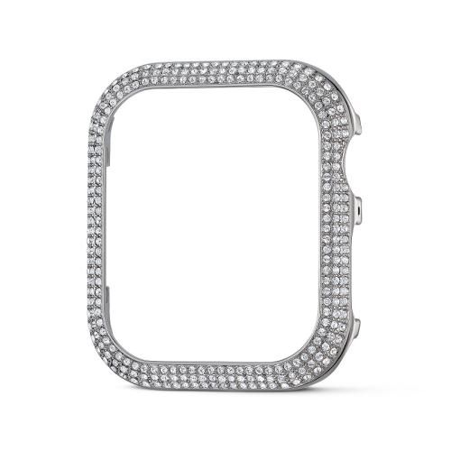 Case for Apple Watch®, Silver tone Sparkling Swarovski