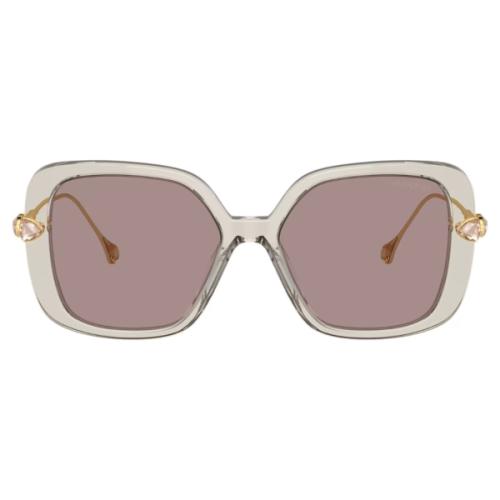Sunglasses, Oversized, Square shape, Purple