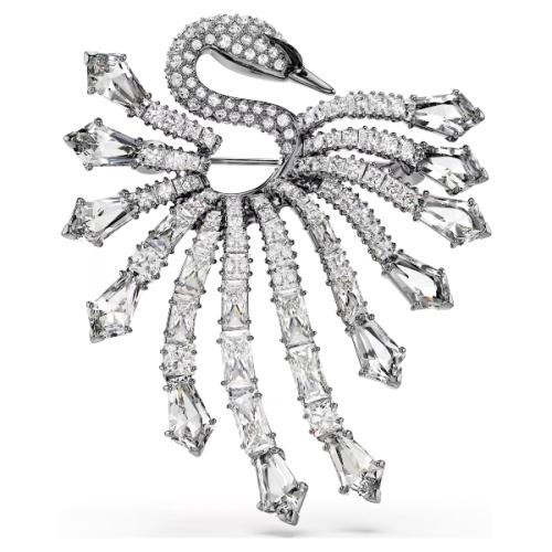 Piespraude, Gulbis, Balts, Rutēnija pārklājums The Vienna Collection Swarovski