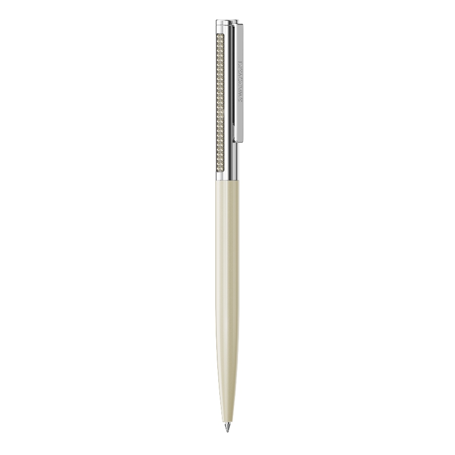 Ballpoint pen, Brown, Gold-tone plated Matrix Swarovski 2