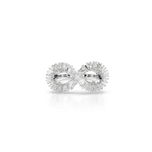 Kokteiļgredzens, Bezgalība, Balts, Rodija pārklājums HYPERBOLA INFINITY Swarovski