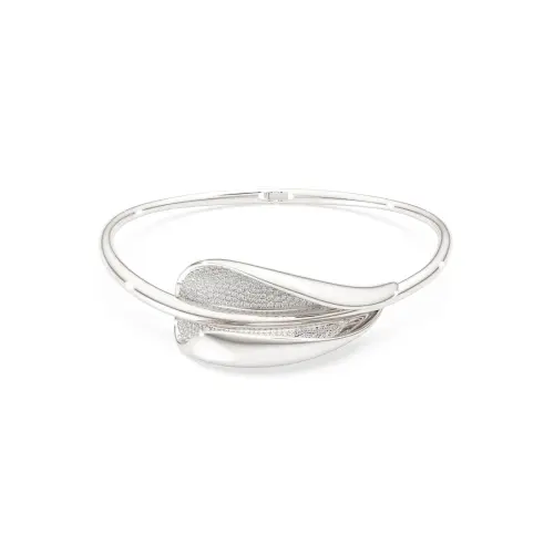 Choker, Statement, Round cut, White, Sterling silver Classica Swarovski