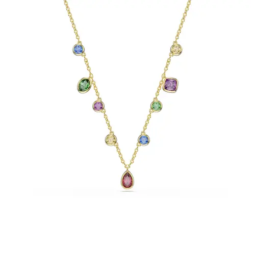 Колье, Разные огранки, разноцветное Imber Swarovski