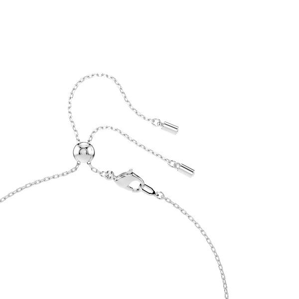 Y necklace, Mixed cuts, Heart, White, Rhodium plated Ariana Grande x Swarovski Swarovski 3