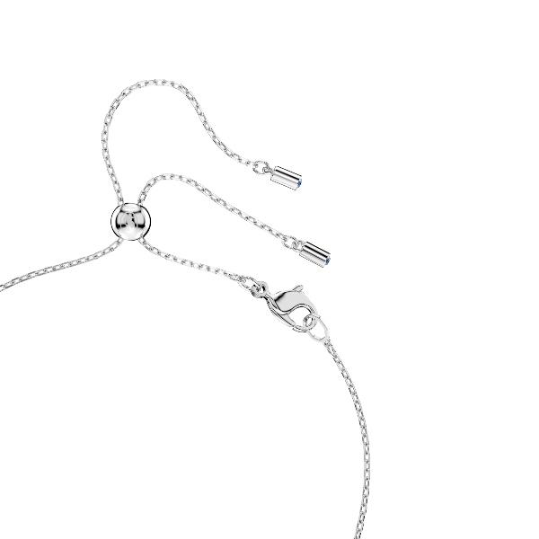 Kulons, pērļu griezuma kristāli, Balts, Rodija pārklājums Mesmera Swarovski 3