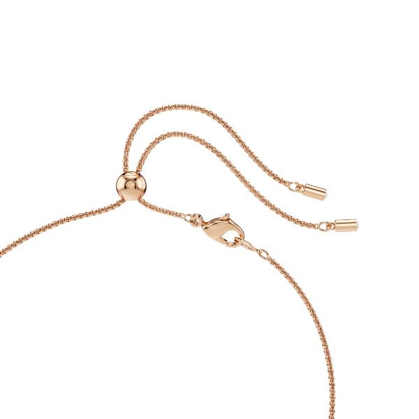 Pendant, Crystal pearl, Round cut, White, Rose gold-tone plated Constella Swarovski 2