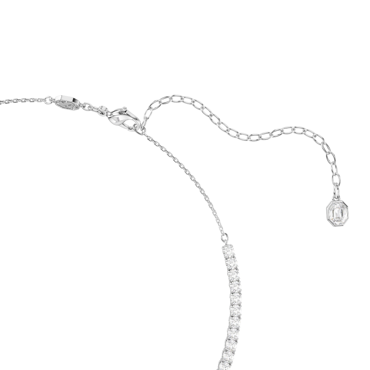 Necklace, Mixed cuts, Dragonfly, Multicolored, Rhodium plated Ariana Grande x Swarovski Swarovski 3