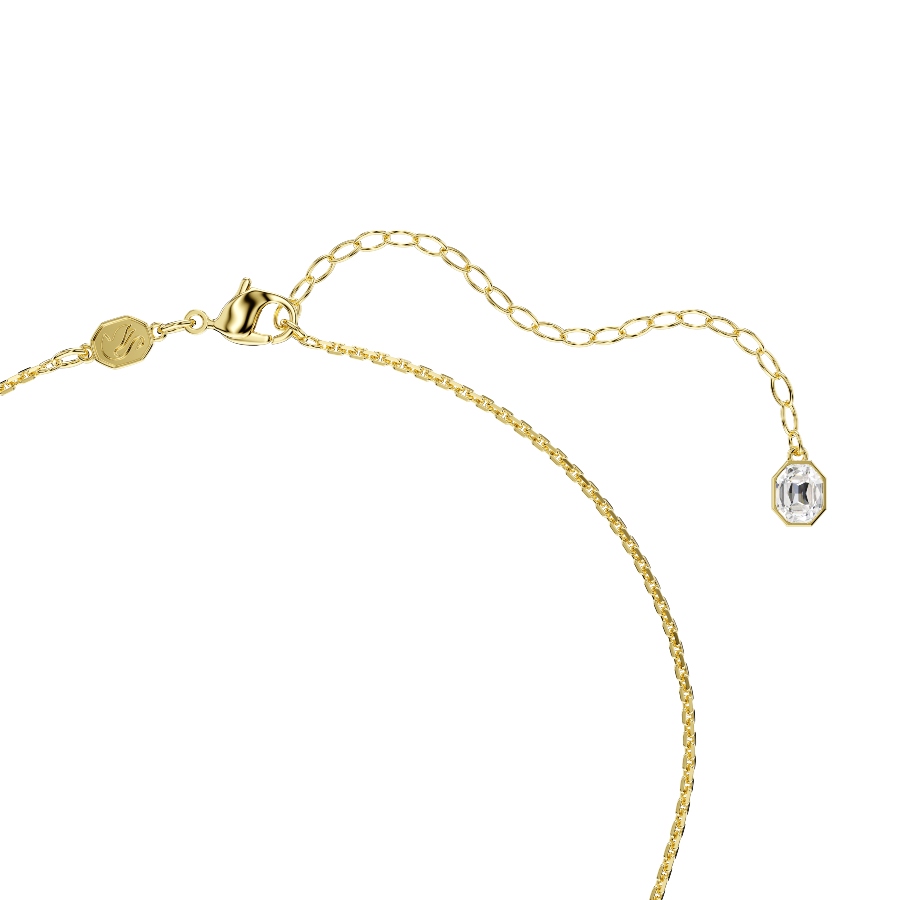 Y necklace, Mixed cuts, Multicolored, Gold-tone plated Gema Swarovski 4