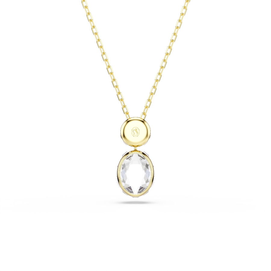 Pendant, Mixed cuts, Multicolored, Gold-tone plated Chroma Swarovski 5