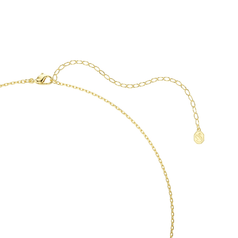 Pendant, Mixed cuts, Multicolored, Gold-tone plated Gema Swarovski 4
