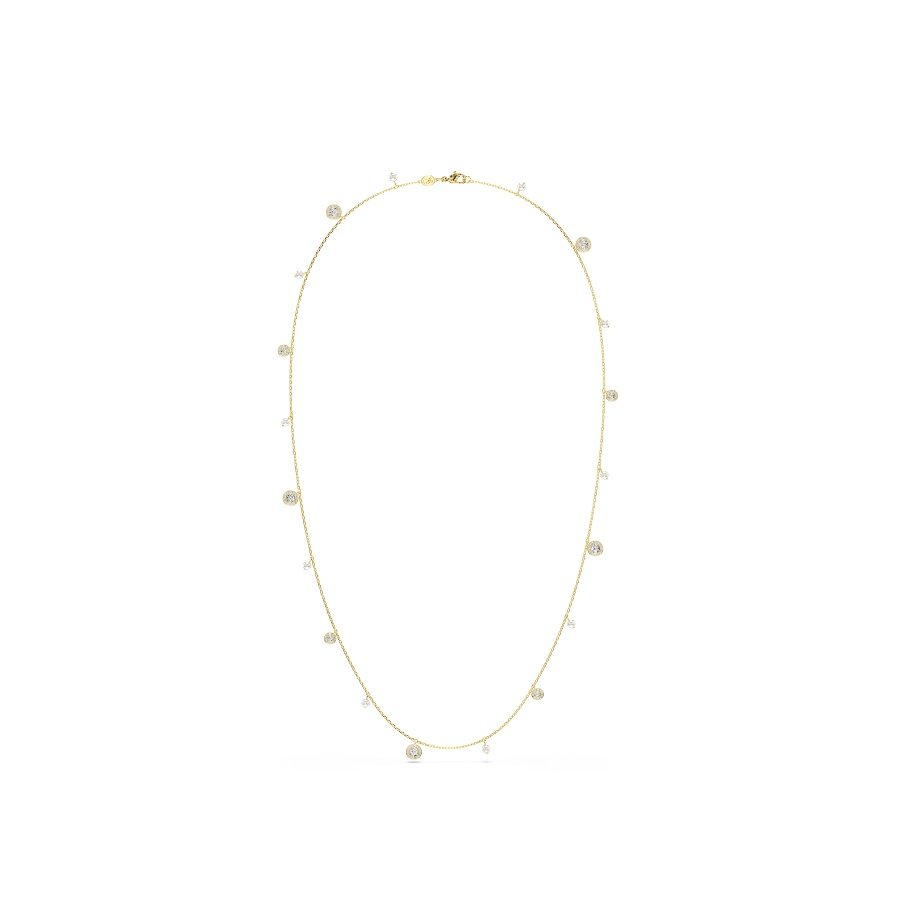 Strandage, Crystal pearl, Round cut, White, Gold-tone plated Una Swarovski 3