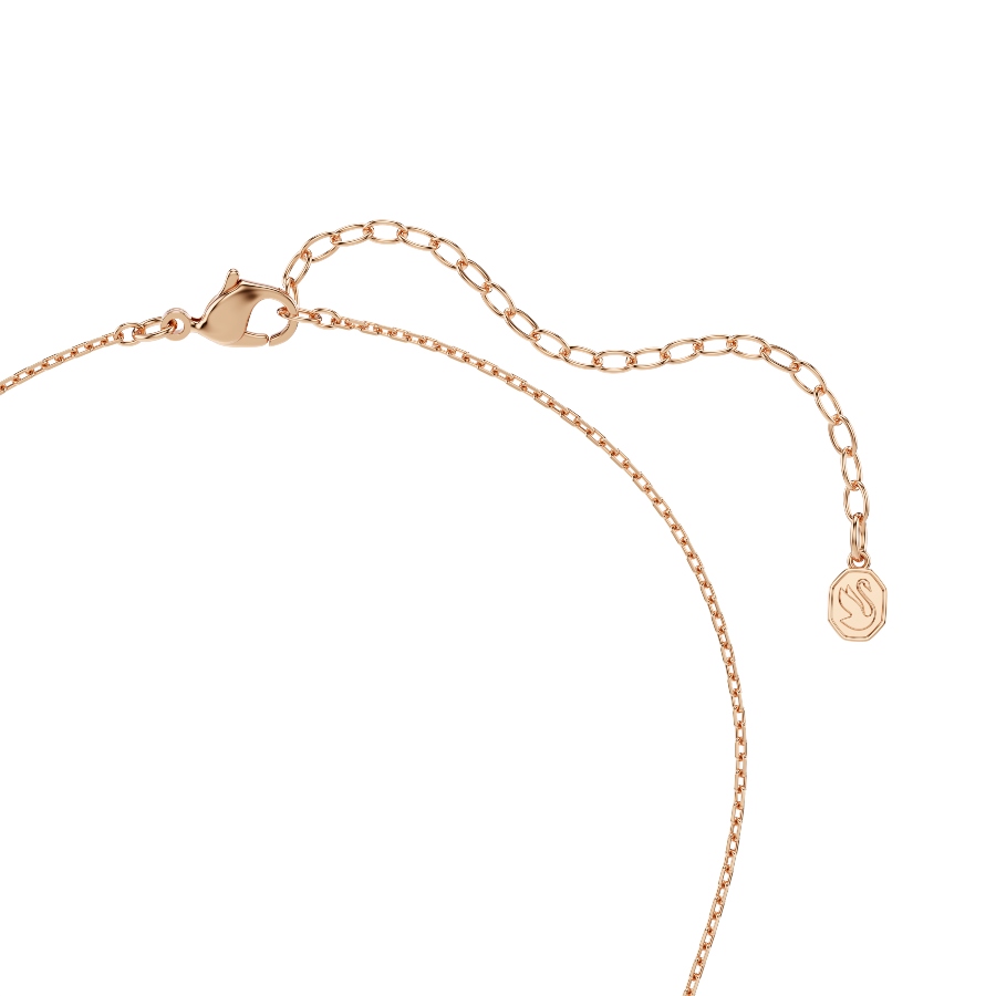 Set, Mixed cuts, Heart with arrow, White, Rose gold-tone plated Idyllia Swarovski 3