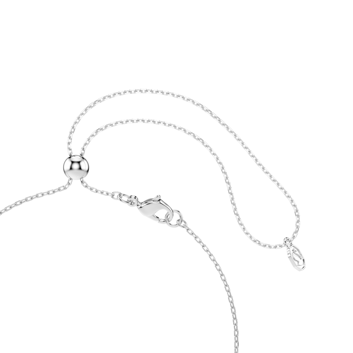 Y necklace, Mixed cuts, Dragonfly, Multicolored, Rhodium plated Ariana Grande x Swarovski Swarovski 4