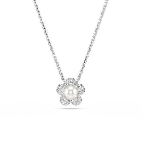 2026 Capsule Pendant, Rhodium shiny Crystal
