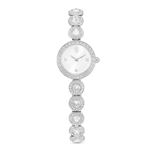 Часы, Оттенок серебра, Нержавеющая сталь Una Swarovski