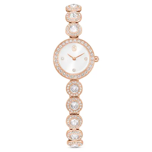 Часы, Покрытие розовым золотом, Покрытие оттенка розового золота Una Swarovski