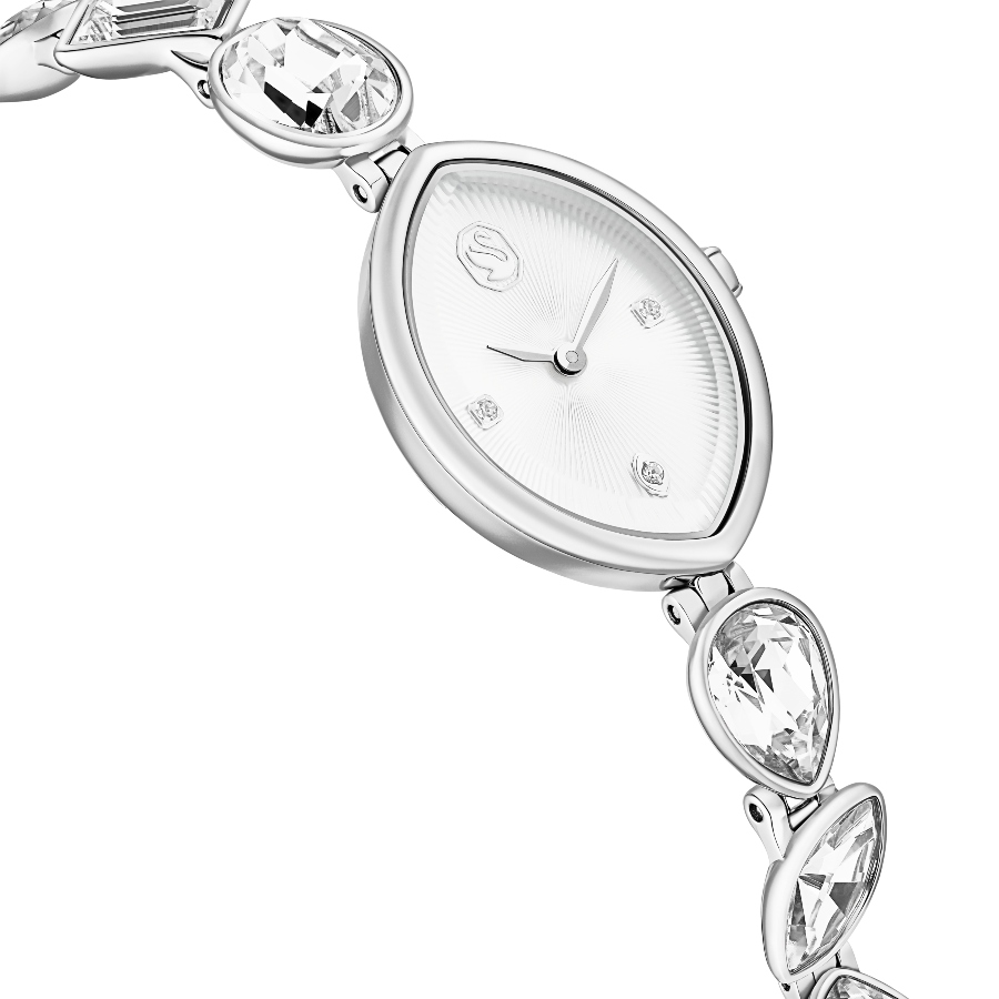 Watch, Crystal bracelet, Silver tone, Stainless steel Gema Swarovski 6