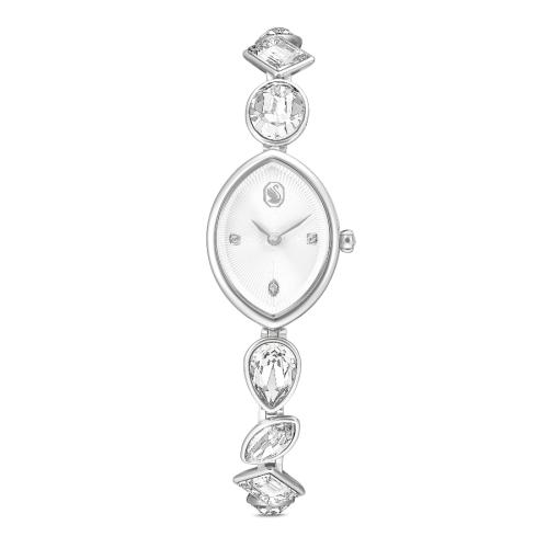 Watch, Crystal bracelet, Silver tone, Stainless steel Gema Swarovski