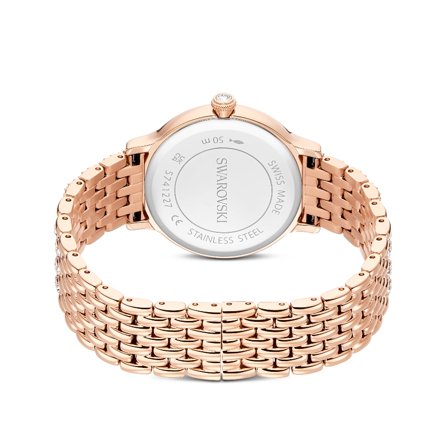 Watch, Swiss Made, Metal bracelet, Rose gold tone, Rose gold-tone finish Imber Swarovski 3