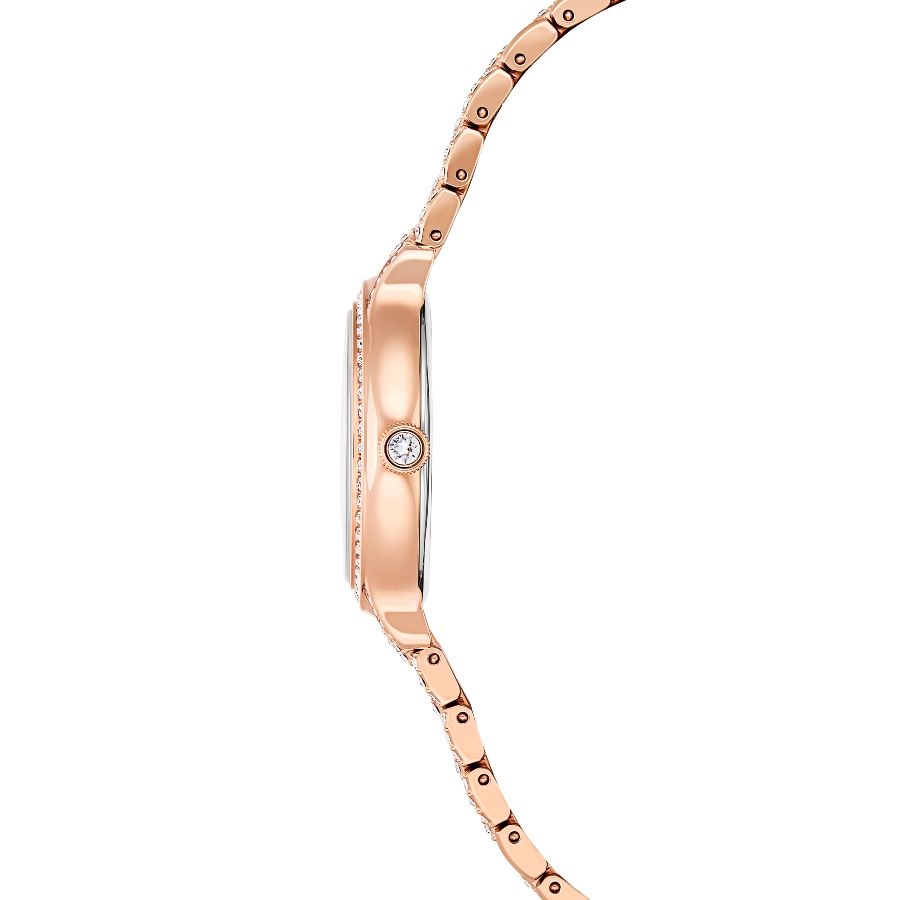 Watch, Swiss Made, Metal bracelet, Rose gold tone, Rose gold-tone finish Imber Swarovski 5