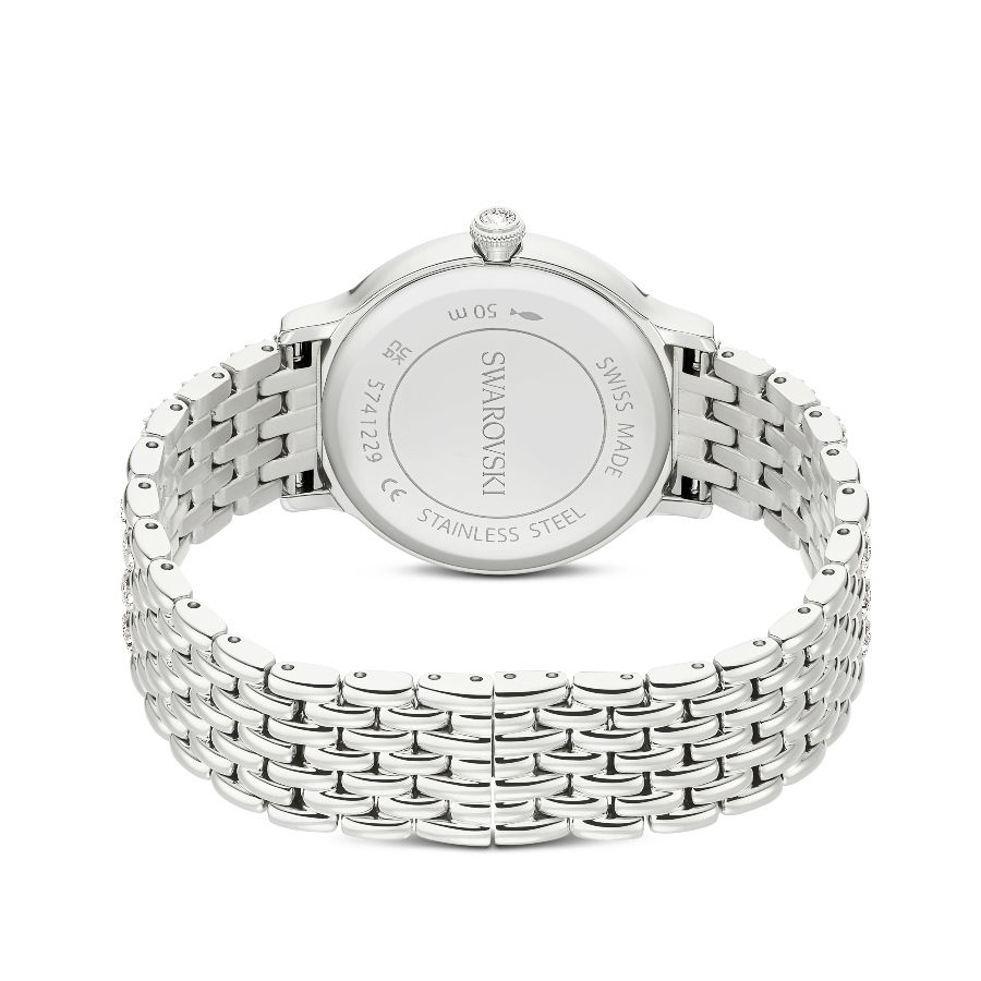 Watch, Swiss Made, Metal bracelet, Silver tone, Stainless steel Imber Swarovski 3