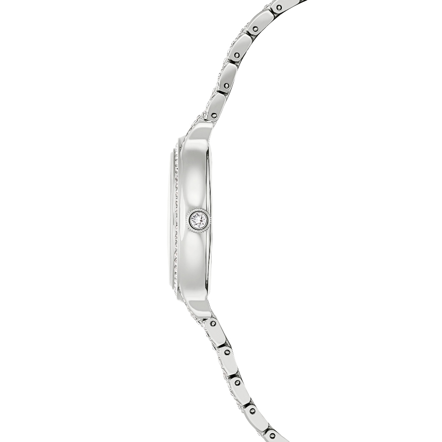 Watch, Swiss Made, Metal bracelet, Silver tone, Stainless steel Imber Swarovski 5