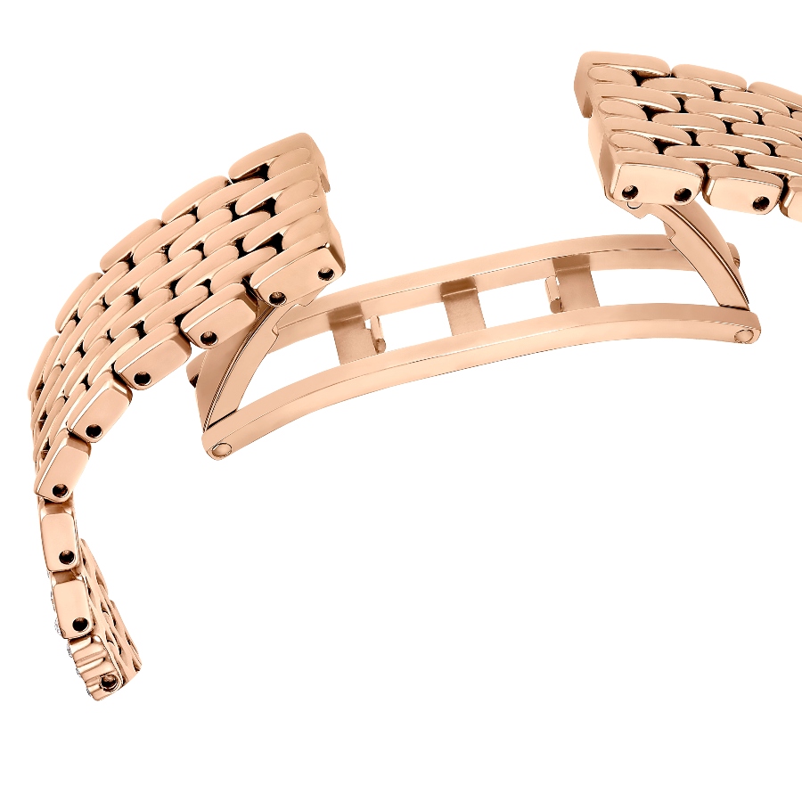 Watch, Swiss Made, Metal bracelet, Rose gold tone, Rose gold-tone finish Attract Swarovski 7